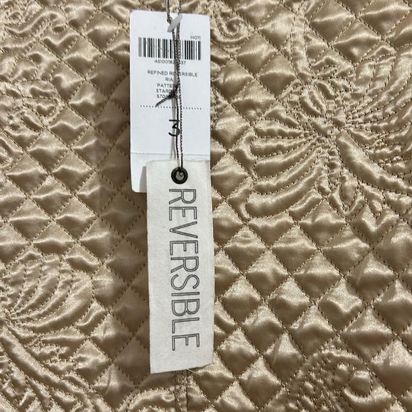 NWT Chico's Women's Quilted Open Front Reversible Blazer Jacket, Snake Print. - Picture 10 of 10